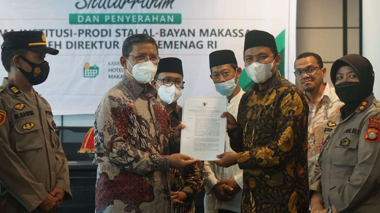 Resmi Terima KMA, Kemenag Harap STAI Al Bayan Hidayatullah Inklusif dan Wasatiyah